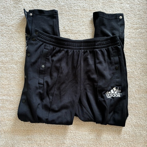 Adidas Button Up Soccer Sweats (adidas floral) - Picture 2 of 4